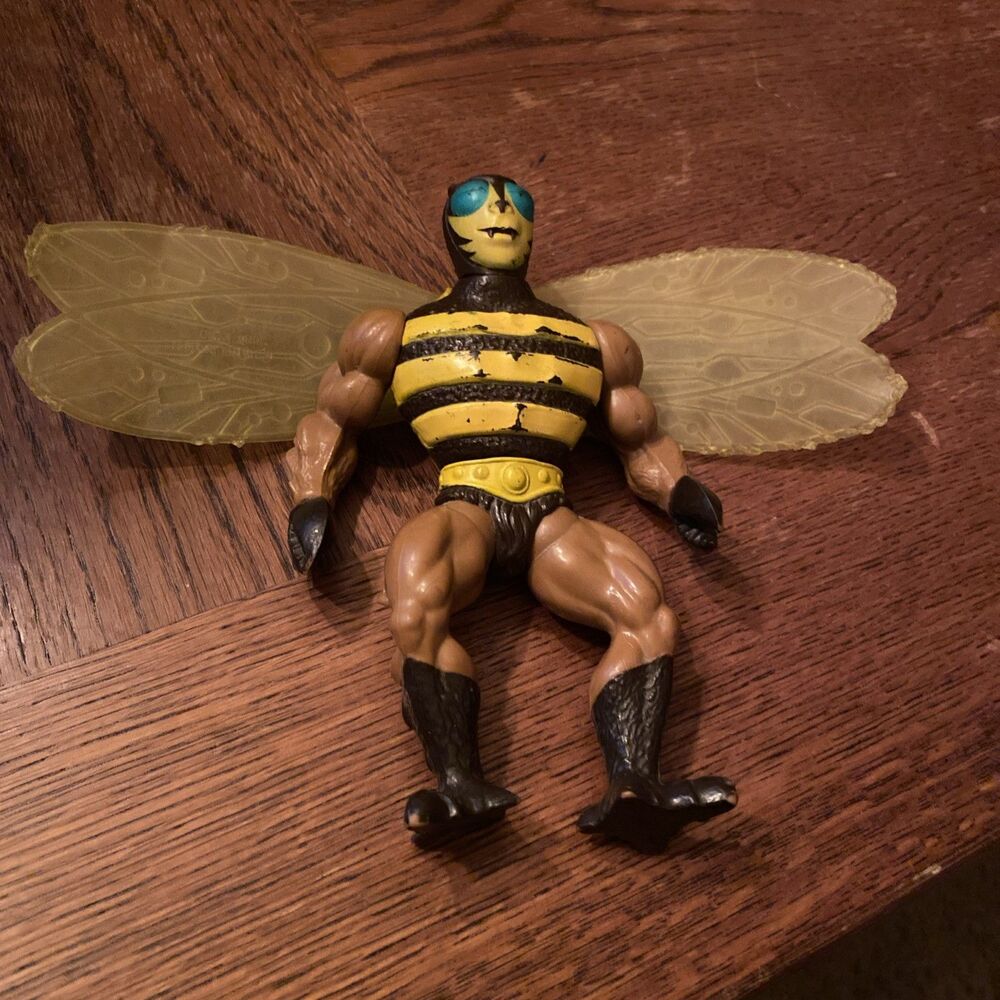 MASTERS OF THE UNIVERSE BUZZ OFF VINTAGE USED ACTION FIGURE 1980'S RETRO